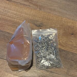 BNWP Cattle Ear Tag keychain w/ metal rings